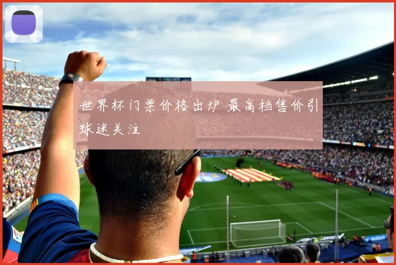 世界杯门票价格出炉 最高档售价引球迷关注