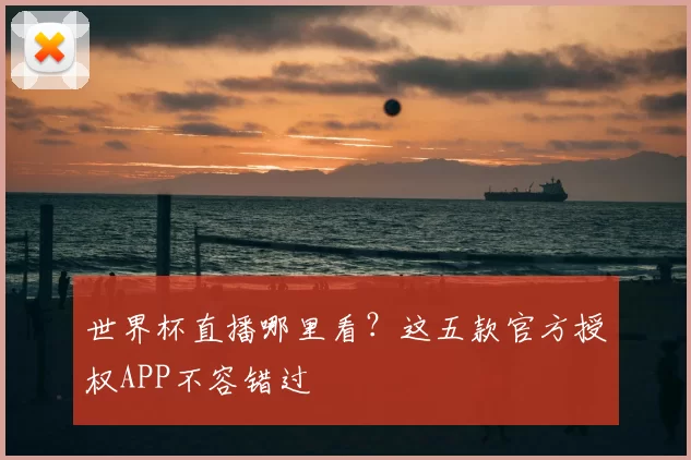 世界杯直播哪里看？这五款官方授权APP不容错过