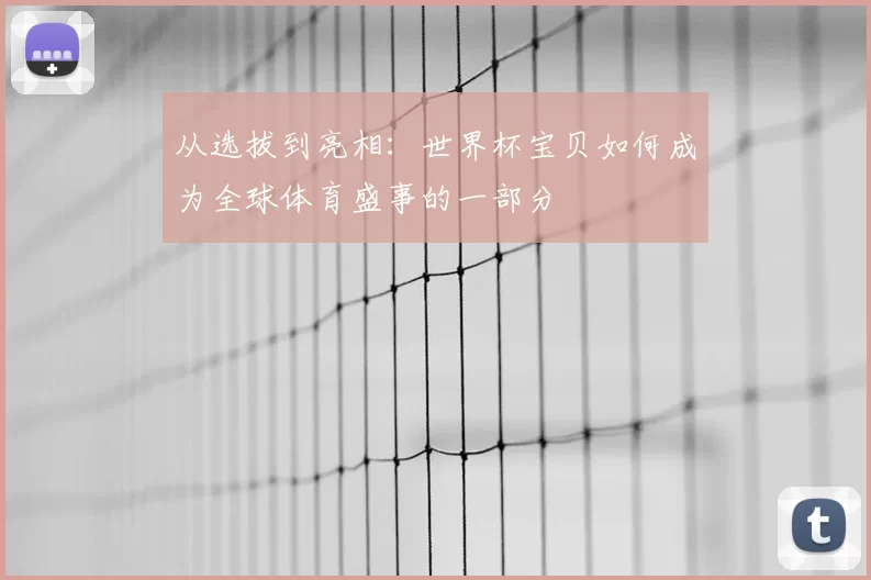 从选拔到亮相：世界杯宝贝如何成为全球体育盛事的一部分